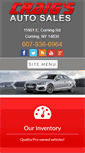 Mobile Screenshot of craigsautosales.com